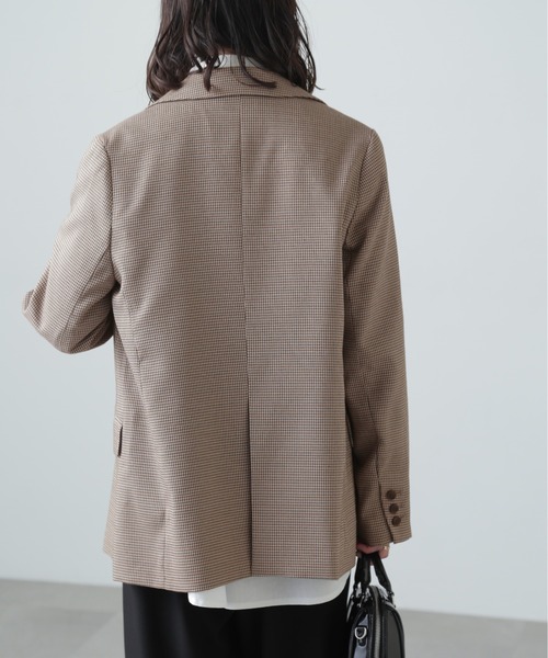 FREE'S MART（フリーズマート）の「【お気に入り7000人突破！】ダブルブレストジャケット（テーラードジャケット・レディース・ネイビー/ベージュ系その他/ブラウン系その他・SMALL/MEDIUM）」の6枚目の写真