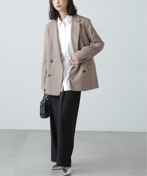 FREE'S MART（フリーズマート）の「【お気に入り7000人突破！】ダブルブレストジャケット（テーラードジャケット・レディース・ネイビー/ベージュ系その他/ブラウン系その他・SMALL/MEDIUM）」の8枚目の写真