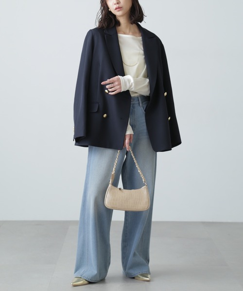 お気に入り7000人突破！】ダブルブレストジャケット（テーラード