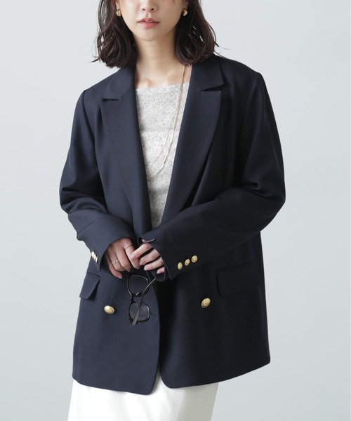 お気に入り7000人突破！】ダブルブレストジャケット（テーラード