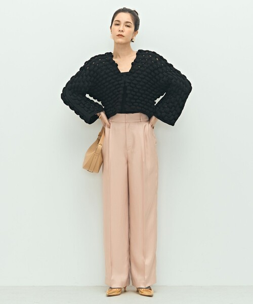 Laraaji(ララージ)の「《手洗い可能》3D柄ボレロカーディガン(カーディガン/ボレロ・レディース・ブラック/ブルー・38)」の17枚目の写真