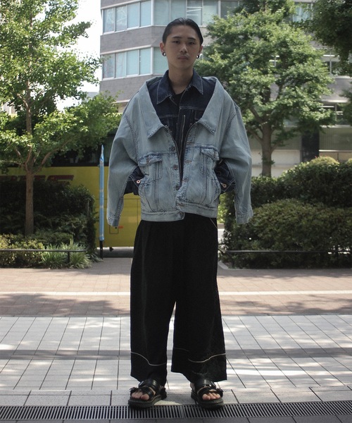 amok（アモク）の「TWO-IN-ONE DENIM JACKET（デニムジャケット）」 - WEAR
