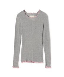 v::room | 【別注】V::room コットンリブ ラウンドネックプルオーバー(Tシャツ/カットソー)