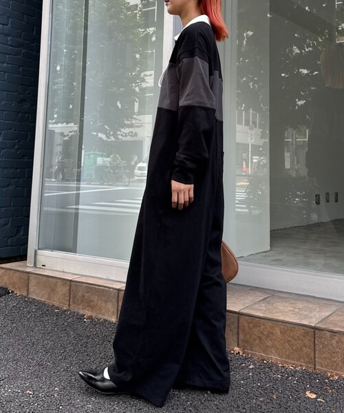 WILLOW（ウィロー）の「□【willow】レースアップラガーオールインワン