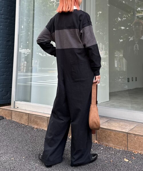 WILLOW（ウィロー）の「□【willow】レースアップラガーオールインワン