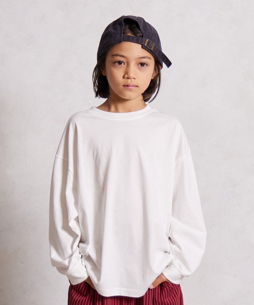 PAIRMANON STREET（ペアマノンストリート）の「【綿100%】バックプリント 長袖 Tシャツ【PAIRMANON STREET】（Tシャツ/カットソー・キッズ・レッド/ベージュ系その他/ホワイト系その他3/ホワイト/ブラック系その他/ホワイト系その他2/ブラック系その他3/ブラック/ブラック系その他2/ベージュ/イエロー/ネイビー/ミント/ホワイト系その他・150/130/120/140/110/160/100/90）」の15枚目の写真