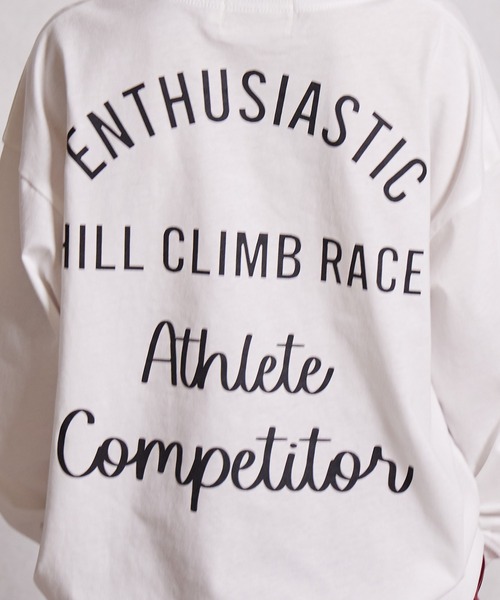 PAIRMANON STREET（ペアマノンストリート）の「【綿100%】バックプリント 長袖 Tシャツ【PAIRMANON STREET】（Tシャツ/カットソー・キッズ・レッド/ベージュ系その他/ホワイト系その他3/ホワイト/ブラック系その他/ホワイト系その他2/ブラック系その他3/ブラック/ブラック系その他2/ベージュ/イエロー/ネイビー/ミント/ホワイト系その他・150/130/120/140/110/160/100/90）」の18枚目の写真