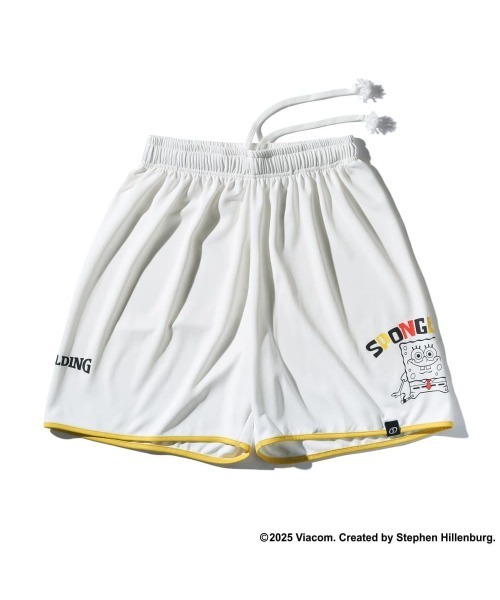 SPALDING(スポルディング)の「【SPALDING/スポルディング】プラクティスパンツ スポンジ・ボブ パペット/キャラクター・ハーフパンツ(その他パンツ・メンズ・ブラック/ホワイト・LARGE/MEDIUM)」の3枚目の写真