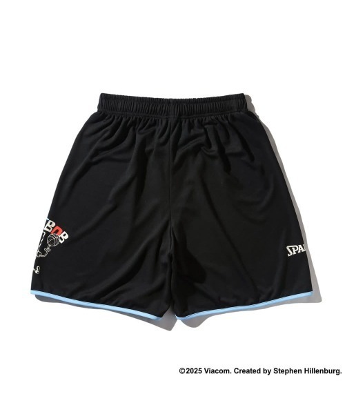 SPALDING(スポルディング)の「【SPALDING/スポルディング】プラクティスパンツ スポンジ・ボブ パペット/キャラクター・ハーフパンツ(その他パンツ・メンズ・ブラック/ホワイト・LARGE/MEDIUM)」の4枚目の写真