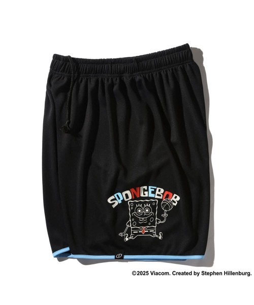 SPALDING(スポルディング)の「【SPALDING/スポルディング】プラクティスパンツ スポンジ・ボブ パペット/キャラクター・ハーフパンツ(その他パンツ・メンズ・ブラック/ホワイト・LARGE/MEDIUM)」の5枚目の写真