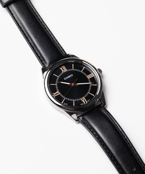 CASIO(カシオ)の「/CASIO(カシオ)/STANDARD MENS ROUND LETHER(アナログ腕時計・メンズ・ブラック系その他/ブルー系その他/シルバー系その他/ネイビー/ホワイト/ブラック/シルバー・FREE)」の9枚目の写真