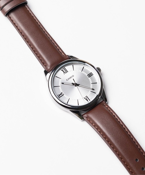 CASIO(カシオ)の「/CASIO(カシオ)/STANDARD MENS ROUND LETHER(アナログ腕時計・メンズ・ブラック系その他/ブルー系その他/シルバー系その他/ネイビー/ホワイト/ブラック/シルバー・FREE)」の11枚目の写真