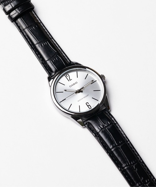 CASIO(カシオ)の「/CASIO(カシオ)/STANDARD MENS ROUND LETHER(アナログ腕時計・メンズ・ブラック系その他/ブルー系その他/シルバー系その他/ネイビー/ホワイト/ブラック/シルバー・FREE)」の10枚目の写真