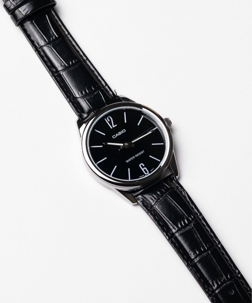 CASIO(カシオ)の「/CASIO(カシオ)/STANDARD MENS ROUND LETHER(アナログ腕時計・メンズ・ブラック系その他/ブルー系その他/シルバー系その他/ネイビー/ホワイト/ブラック/シルバー・FREE)」の8枚目の写真