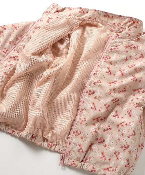 apres les cours(アプレレクール)の「【WEB限定/ジュニア対応】ウィンドブレーカー(ブルゾン・キッズ・ブルー/ベージュ/ラベンダー/ピンク・90/100/110/120/130/140/80)」の14枚目の写真