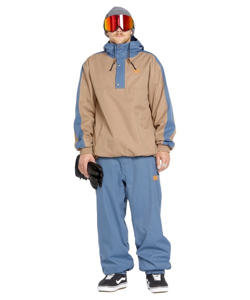 VOLCOM(ボルコム)の「【VOLCOM/ボルコム】 Mens Longo 20K Pullover /プルオーバースナップボタンスキースノーボードジャケット(その他アウター・メンズ・ブラック/インディゴブルー/ベージュ系その他/イエロー系その他・LARGE/SMALL/MEDIUM/X-SMALL/X-LARGE)」の3枚目の写真