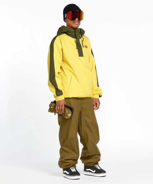 VOLCOM(ボルコム)の「【VOLCOM/ボルコム】 Mens Longo 20K Pullover /プルオーバースナップボタンスキースノーボードジャケット(その他アウター・メンズ・ブラック/インディゴブルー/ベージュ系その他/イエロー系その他・LARGE/SMALL/MEDIUM/X-SMALL/X-LARGE)」の1枚目の写真