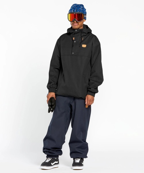 VOLCOM(ボルコム)の「【VOLCOM/ボルコム】 Mens Longo 20K Pullover /プルオーバースナップボタンスキースノーボードジャケット(その他アウター・メンズ・ブラック/インディゴブルー/ベージュ系その他/イエロー系その他・LARGE/SMALL/MEDIUM/X-SMALL/X-LARGE)」の2枚目の写真