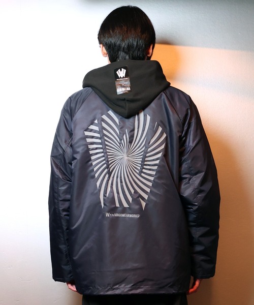 Warp logo coach jacket（ナイロンジャケット）｜[W] by