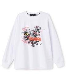 XLARGE KIDS | DJ恐竜長袖Tシャツ(Tシャツ/カットソー)