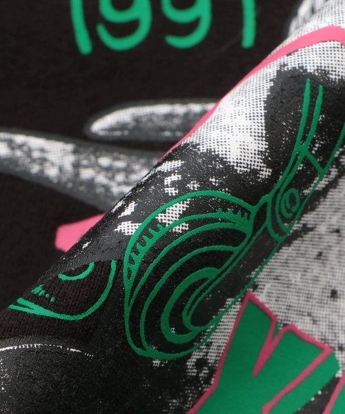 XLARGE KIDS（エクストララージキッズ）の「DJ恐竜長袖Tシャツ（Tシャツ/カットソー・キッズ・ホワイト/ブルー/ブラック・110cm/120cm/80ｃｍ/90cm/100cm/130cm/140cm）」の8枚目の写真