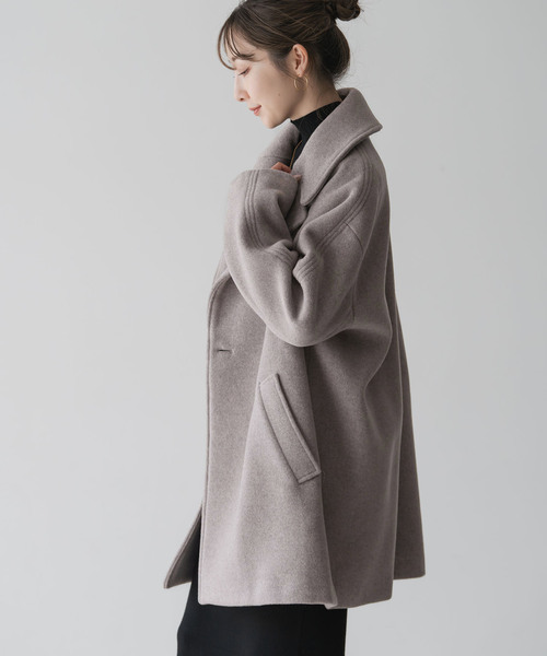 Noble W/Ny ZIPコート Noble（ノーブル）の「W/Nyリバーオーバーフレアコート（その他