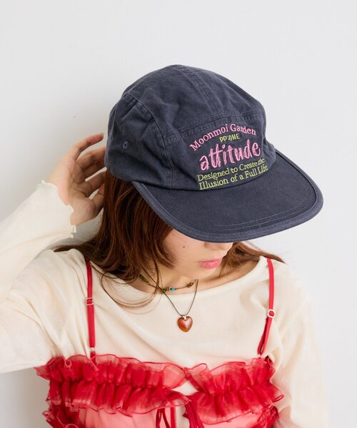 w closet（ダブルクローゼット）の「ロゴキャップ（キャップ・レディース・ネイビー/ピンク・FREE）」の7枚目の写真