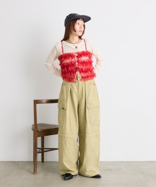 w closet（ダブルクローゼット）の「ロゴキャップ（キャップ・レディース・ネイビー/ピンク・FREE）」の11枚目の写真