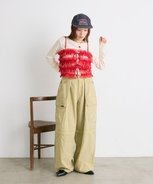 w closet（ダブルクローゼット）の「ロゴキャップ（キャップ・レディース・ネイビー/ピンク・FREE）」の12枚目の写真