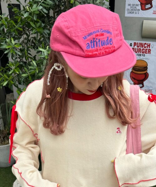 w closet（ダブルクローゼット）の「ロゴキャップ（キャップ・レディース・ネイビー/ピンク・FREE）」の13枚目の写真