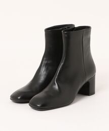 ファビオルスコーニ ショートブーツ サイドジップ レザー ピンクベージュ 36 ファビオルスコーニ ショートブーツ サイドジップ レザー ピンク