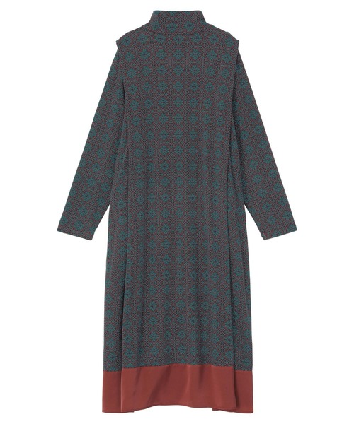 ZUCCa（ズッカ）の「タイルプリントジャージィー / ワンピース / S（ワンピース・レディース・ボルドー/オレンジ/ブラック・M size）」の10枚目の写真