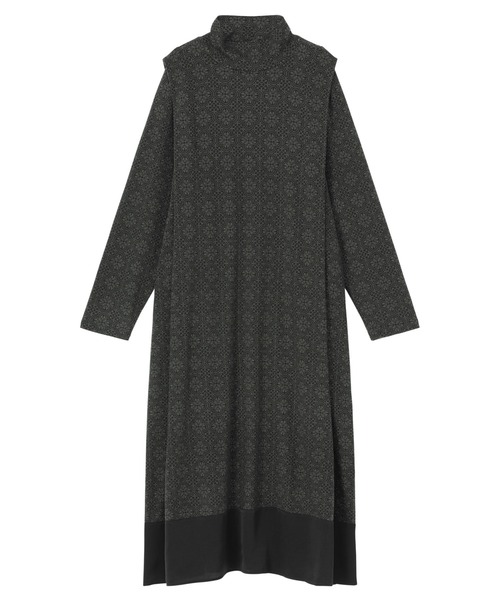 ZUCCa（ズッカ）の「タイルプリントジャージィー / ワンピース / S（ワンピース・レディース・ボルドー/オレンジ/ブラック・M size）」の12枚目の写真