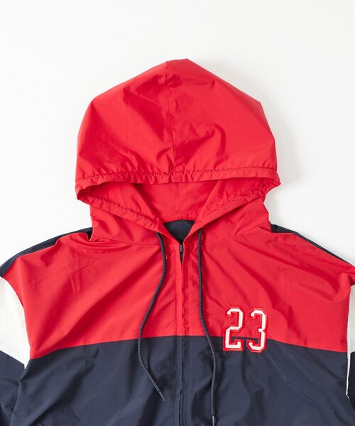 WHO'S WHO gallery（フーズフーギャラリー）の「ナンバリングナイロンパーカー（ナイロンジャケット・レディース・レッド/ブラック・FREE）」の18枚目の写真