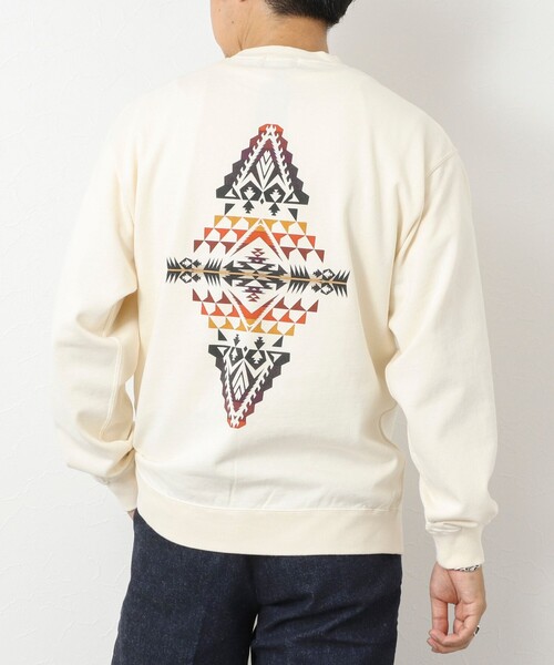 PENDLETON（ペンドルトン）の「【PENDLETON/ペンドルトン】Back Print Sweat 25AW（スウェット・メンズ・ホワイト/アイボリー/チャコールグレー・M/L）」の3枚目の写真