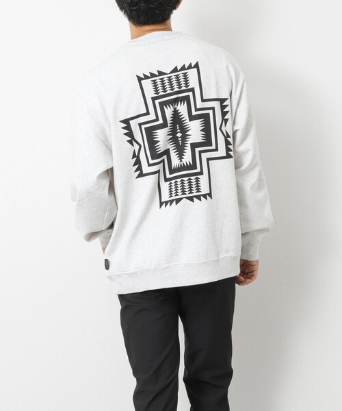 PENDLETON（ペンドルトン）の「【PENDLETON/ペンドルトン】Back Print Sweat 25AW（スウェット・メンズ・ホワイト/アイボリー/チャコールグレー・M/L）」の5枚目の写真