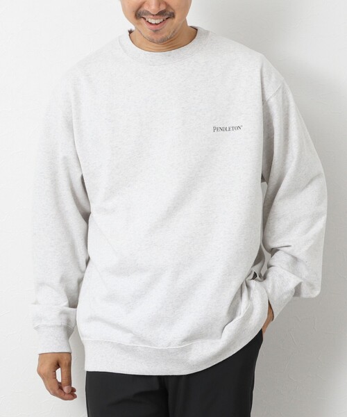 PENDLETON（ペンドルトン）の「【PENDLETON/ペンドルトン】Back Print Sweat 25AW（スウェット・メンズ・ホワイト/アイボリー/チャコールグレー・M/L）」の8枚目の写真