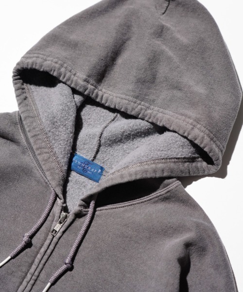 TOWNCRAFT（タウンクラフト）の「TOWN CRAFT タウンクラフト / PIGMENT FULL ZIP HOODIE（パーカー・メンズ・ターコイズブルー/グレー/ブルーグレー/エメラルド/オリーブ/ライトブルー/ブラック/ピンク/パープル/ネイビー・LARGE/X-LARGE/MEDIUM/XX-LARGE）」の21枚目の写真