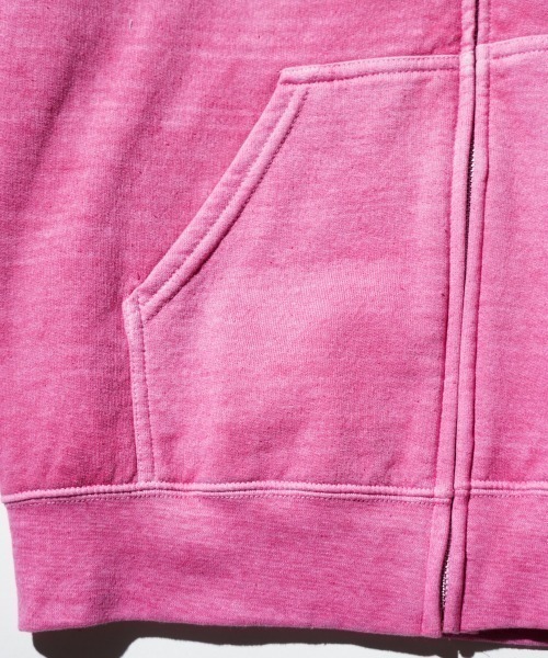 TOWNCRAFT（タウンクラフト）の「TOWN CRAFT タウンクラフト / PIGMENT FULL ZIP HOODIE（パーカー・メンズ・ターコイズブルー/グレー/ブルーグレー/エメラルド/オリーブ/ライトブルー/ブラック/ピンク/パープル/ネイビー・LARGE/X-LARGE/MEDIUM/XX-LARGE）」の13枚目の写真