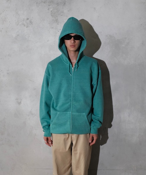 TOWN CRAFT タウンクラフト / PIGMENT FULL ZIP HOODIE（パーカー