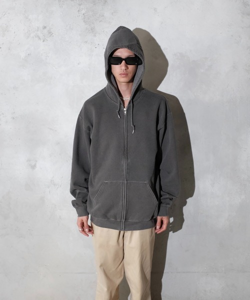 TOWN CRAFT タウンクラフト / PIGMENT FULL ZIP HOODIE（パーカー