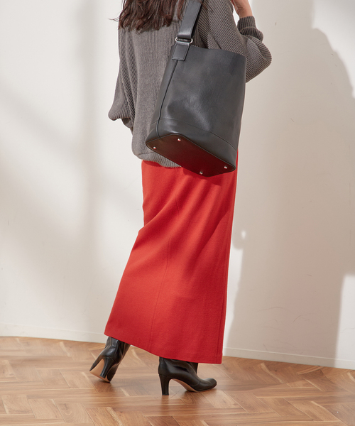 journal standard L'essage（ジャーナルスタンダードレサージュ）の「《追加》LUMINARY ウールスカート（スカート・レディース・ブラック/レッド/キャメル/イエロー・36/38）」の8枚目の写真