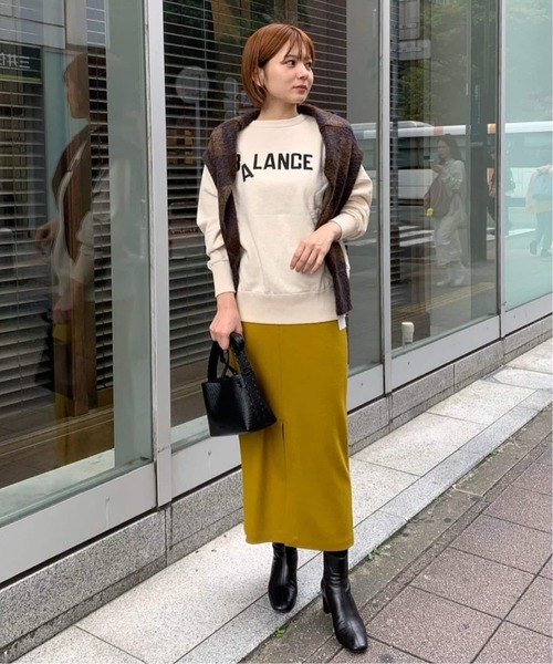 journal standard L'essage（ジャーナルスタンダードレサージュ）の「《追加》LUMINARY ウールスカート（スカート・レディース・ブラック/レッド/キャメル/イエロー・36/38）」の9枚目の写真