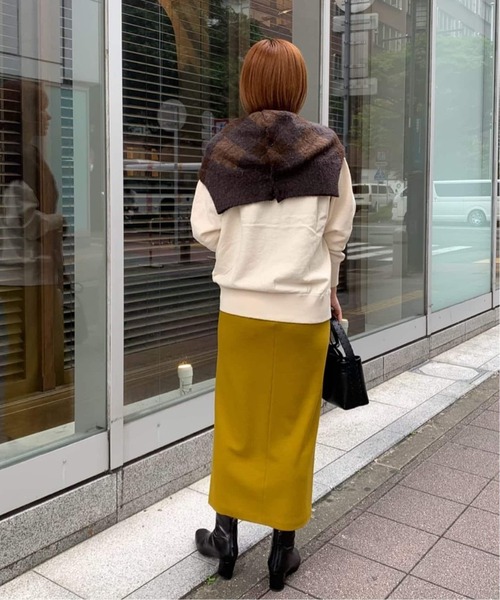 journal standard L'essage（ジャーナルスタンダードレサージュ）の「《追加》LUMINARY ウールスカート（スカート・レディース・ブラック/レッド/キャメル/イエロー・36/38）」の10枚目の写真