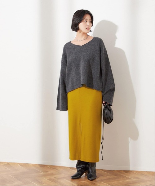 journal standard L'essage（ジャーナルスタンダードレサージュ）の「《追加》LUMINARY ウールスカート（スカート・レディース・ブラック/レッド/キャメル/イエロー・36/38）」の12枚目の写真