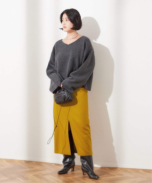 journal standard L'essage（ジャーナルスタンダードレサージュ）の「《追加》LUMINARY ウールスカート（スカート・レディース・ブラック/レッド/キャメル/イエロー・36/38）」の14枚目の写真