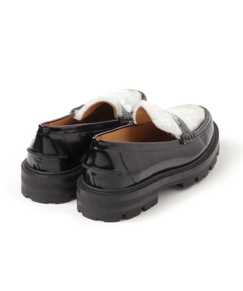 studio CLIP（スタディオクリップ）の「【ARTESANOS】FUR LOAFER（ローファー・レディース・ブラック・LARGE/MEDIUM）」の4枚目の写真