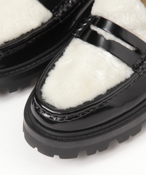 studio CLIP（スタディオクリップ）の「【ARTESANOS】FUR LOAFER（ローファー・レディース・ブラック・LARGE/MEDIUM）」の6枚目の写真