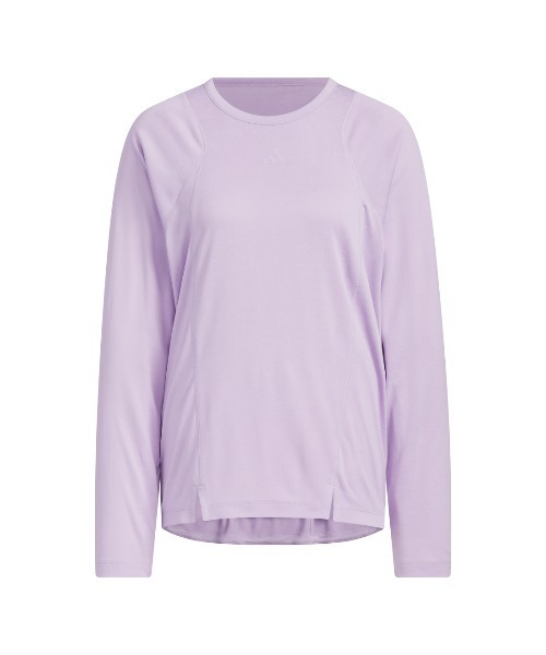 adidas(アディダス)の「アディダス adidas ラックスフロー ルーズフィット 長袖Tシャツ(Tシャツ/カットソー・レディース・ライラック/ブラック・S/XL/L/M)」の11枚目の写真