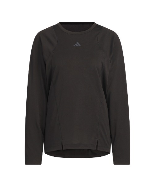 adidas(アディダス)の「アディダス adidas ラックスフロー ルーズフィット 長袖Tシャツ(Tシャツ/カットソー・レディース・ライラック/ブラック・S/XL/L/M)」の12枚目の写真
